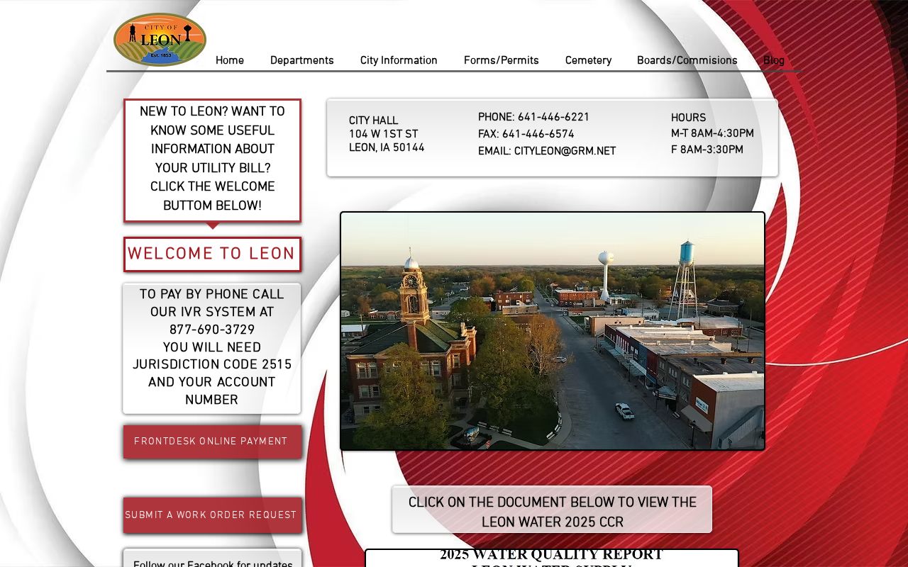 Leon arrest records police closure notice